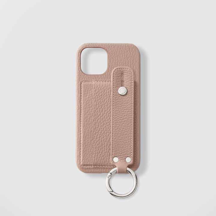 Étui arrière en cuir véritable et TPU compatible MagSafe, tous modèles, avec porte-cartes et dragonne, 32 couleurs, cuir italien grainé, série Xperia