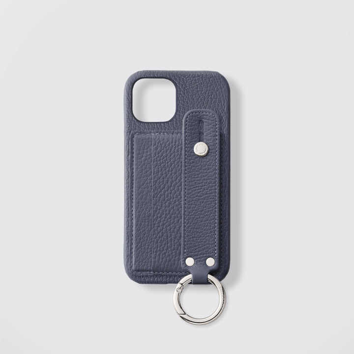 Étui arrière en cuir véritable et TPU compatible MagSafe, tous modèles, avec porte-cartes et dragonne, 32 couleurs, cuir italien grainé, série AQUOS