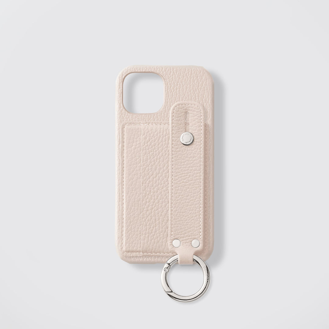 Étui arrière en cuir véritable et TPU compatible MagSafe, tous modèles, avec porte-cartes et dragonne, 32 couleurs, cuir italien grainé, série AQUOS