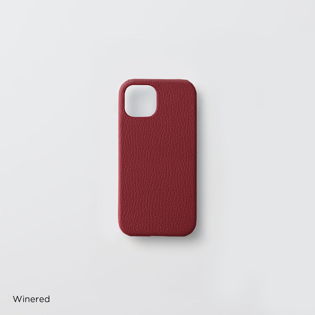 本革 32色 イタリアンシュリンクレザー 全面保護 TPU 背面ケース