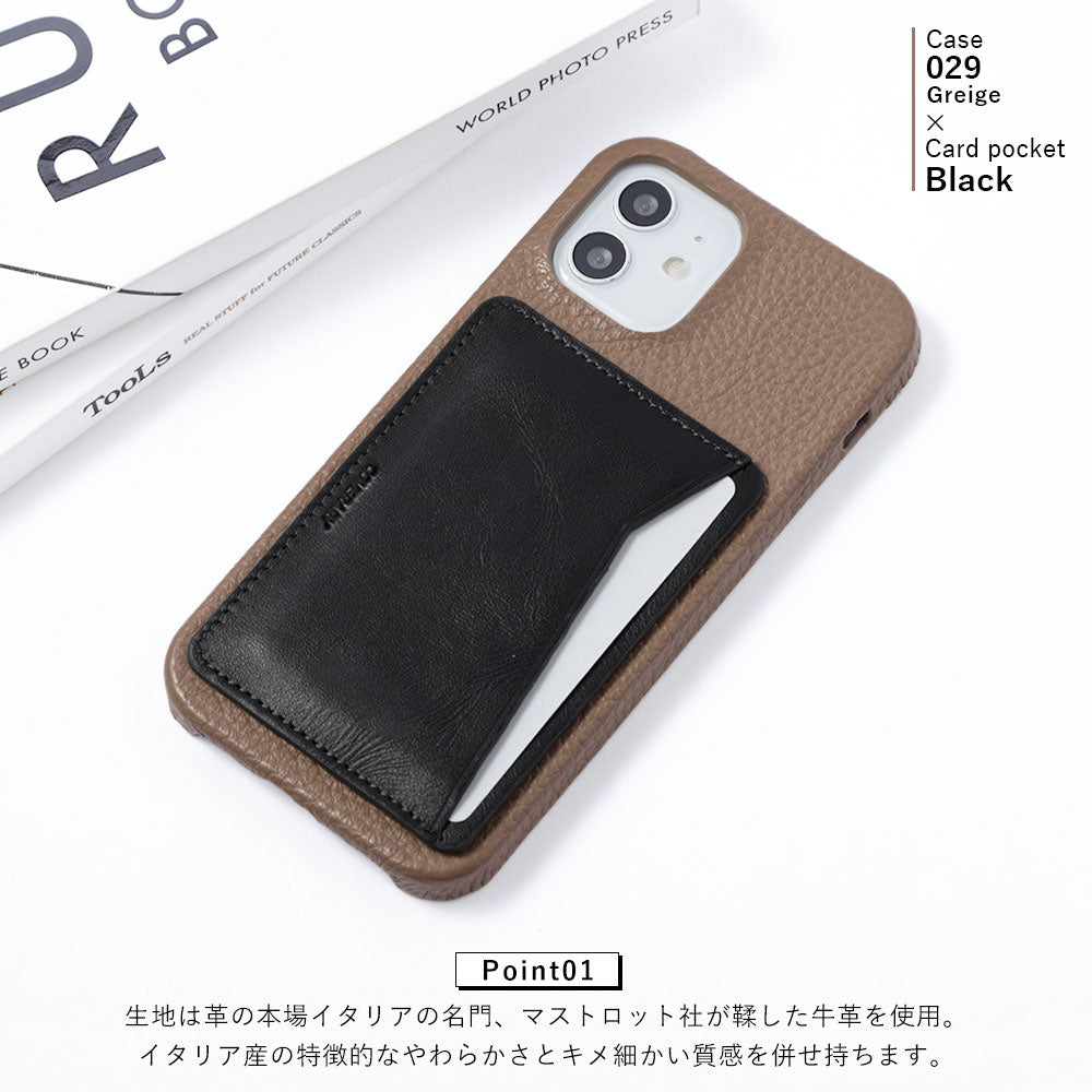 Genuine leather 32 colors Italian shrink leather with vertical/horizontal selectable card pocket back case for Google Pixel series