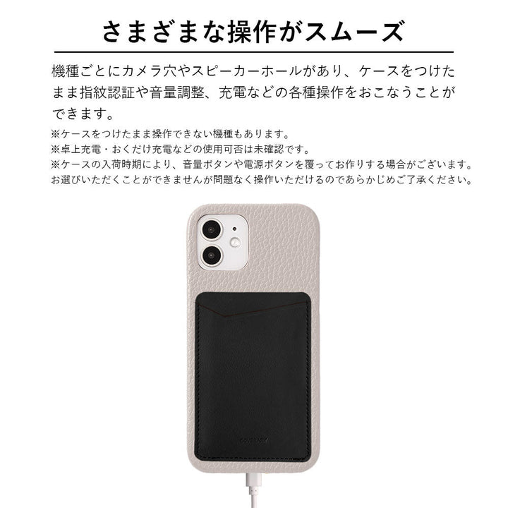 Genuine leather 32 colors Italian shrink leather with vertical/horizontal selectable card pocket back case Xperia series