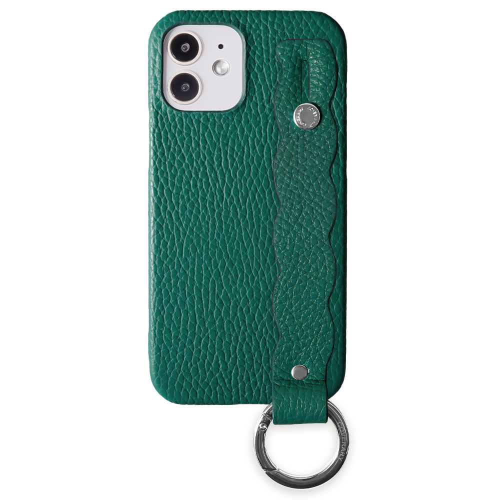 本革 32色 イタリアンシュリンクレザー うねうねハンドベルト付き 背面ケース Galaxyシリーズ