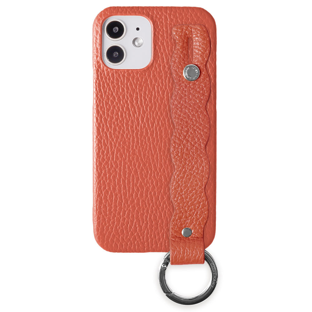 本革 32色 イタリアンシュリンクレザー うねうねハンドベルト付き 背面ケース Xperiaシリーズ