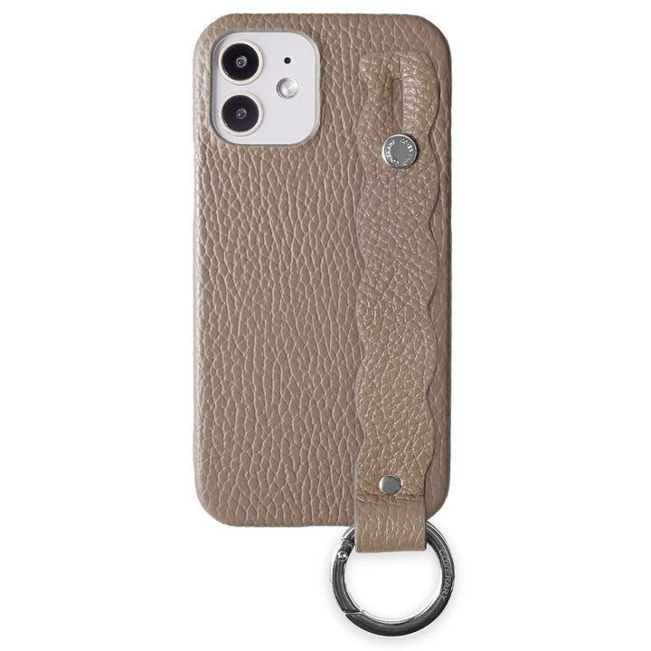 本革 32色 イタリアンシュリンクレザー うねうねハンドベルト付き 背面ケース