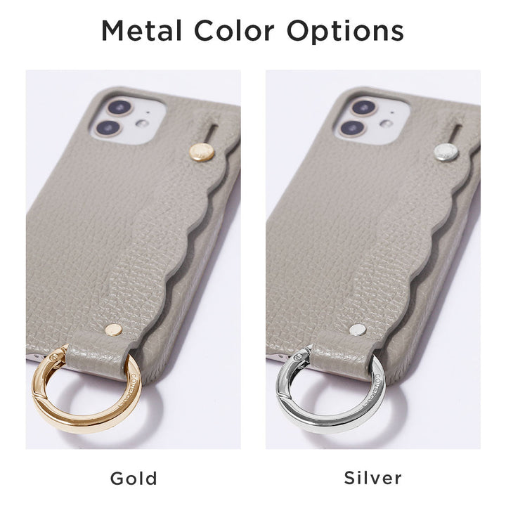 本革 32色 イタリアンシュリンクレザー うねうねハンドベルト付き 背面ケース Xperiaシリーズ