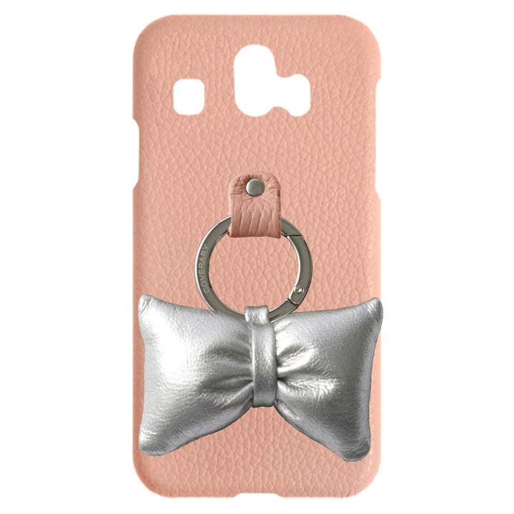 Genuine leather 32 colors Italian shrink leather with padded ribbon smartphone ring back case for iPhone series