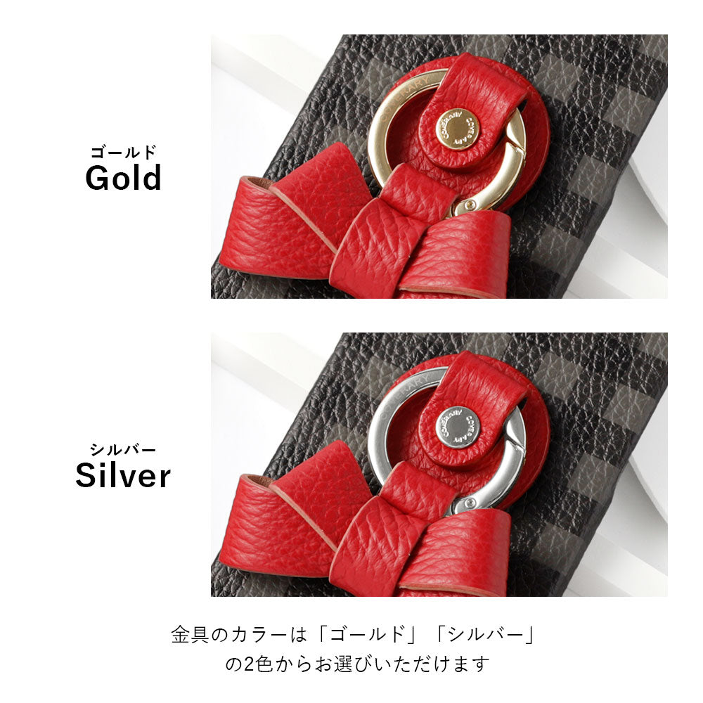 Cuir véritable 32 couleurs cuir italien grainé motif vichy anneau smartphone ruban coque arrière série iPhone