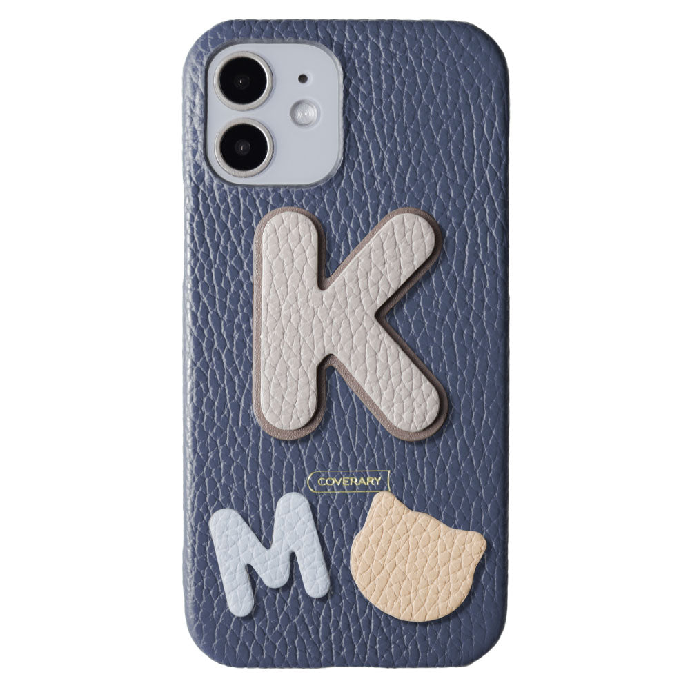 Cuir véritable 32 couleurs ensemble de 3 types de cuir italien grainé avec écusson coque arrière série Galaxy