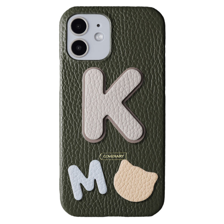 Cuir véritable 32 couleurs ensemble de 3 types de cuir italien grainé avec écusson coque arrière série Galaxy