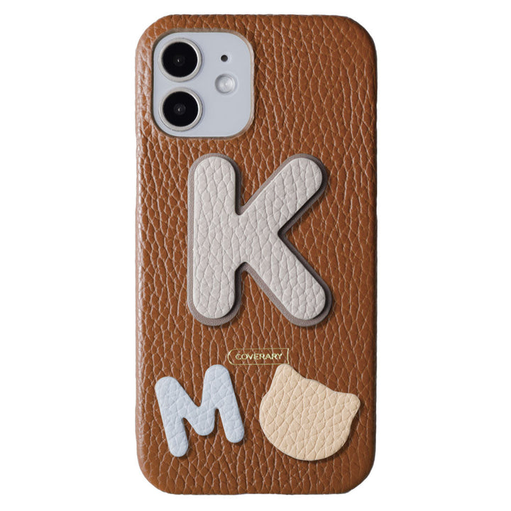 Cuir véritable 32 couleurs Cuir italien grainé Ensemble de 3 pièces avec écusson Coque arrière Série Xperia