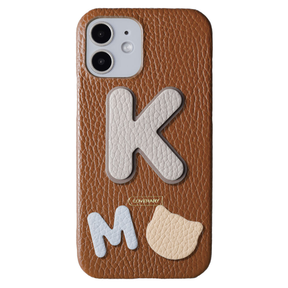 Cuir véritable 32 couleurs ensemble de 3 types de cuir italien grainé avec écusson coque arrière série Galaxy