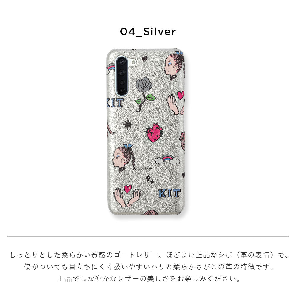 チヤキ × COVERARY 本革 カラフル コラボ背面ケース