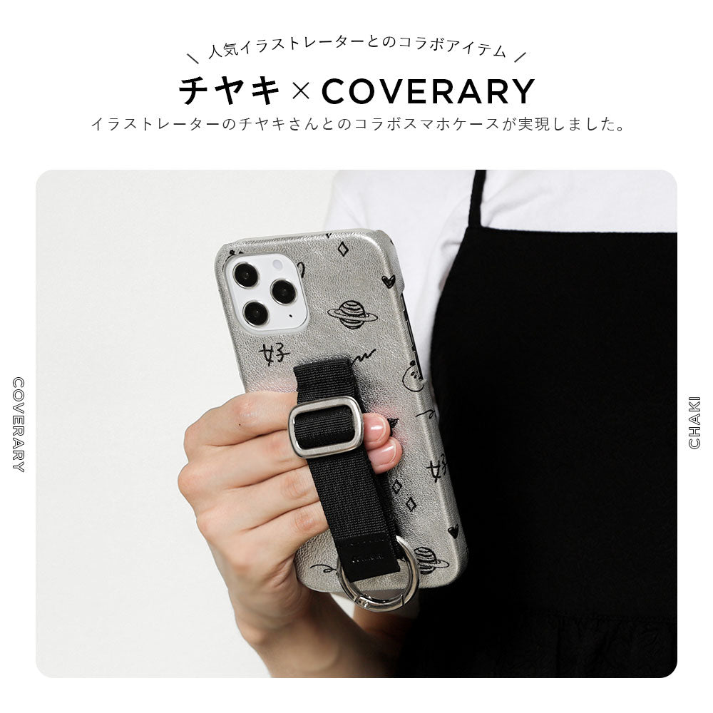 チヤキ × COVERARY 本革 モノトーン コラボ背面ケース