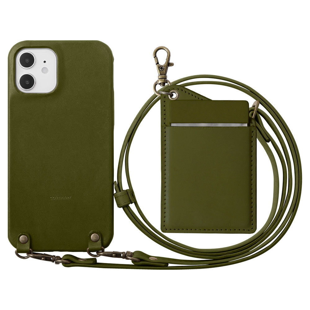 Genuine leather Tochigi leather stainless steel mirror with shoulder strap back case Xperia series