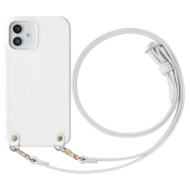 Cuir véritable Original Leather Domani Boléro avec bandoulière Étui arrière pour la série iPhone