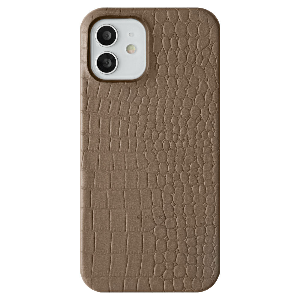 Genuine Leather Original Leather Domani Croco Back Case iPhone Series