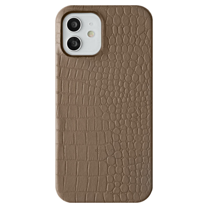 Genuine Leather Original Leather Domani Croco Back Case iPhone Series