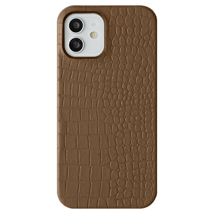 Genuine Leather Original Leather Domani Croco Back Case iPhone Series