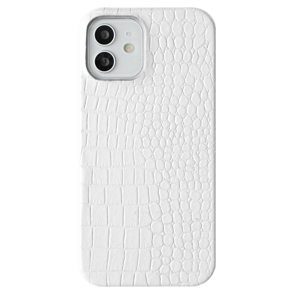 Genuine Leather Original Leather Domani Croco Back Case iPhone Series