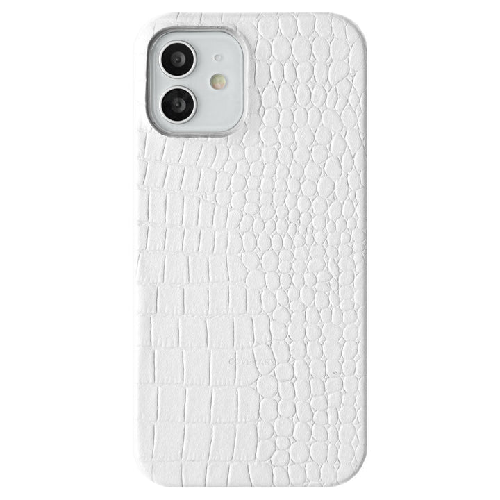 Genuine Leather Original Leather Domani Croco Back Case iPhone Series