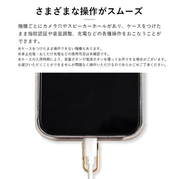 Foil leather genuine leather 3-piece set A accessory case & ring shoulder strap included back case