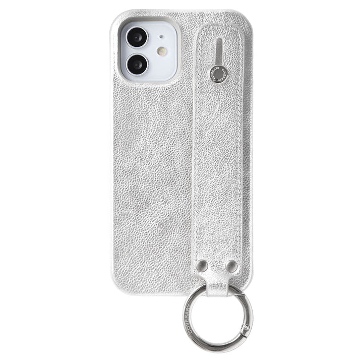 Genuine leather foil leather with hand belt back case AQUOS series