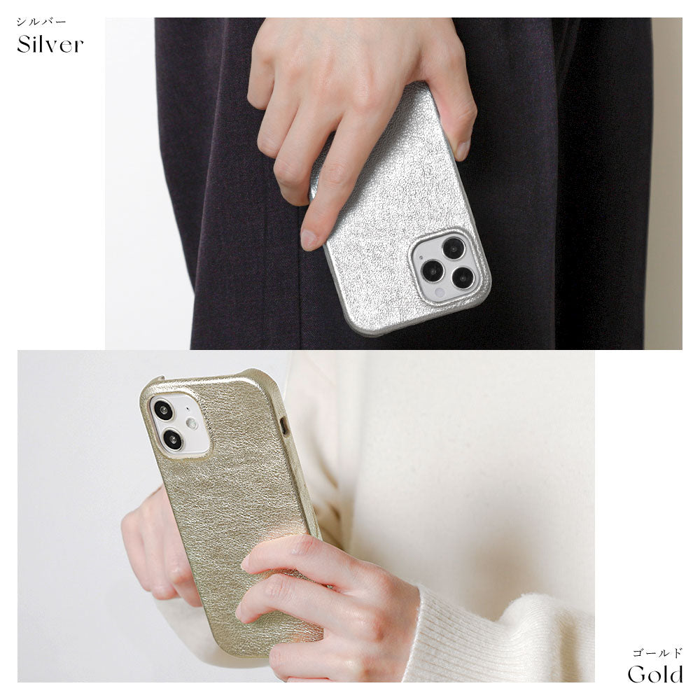 本革 箔レザー 背面ケース Google Pixelシリーズ