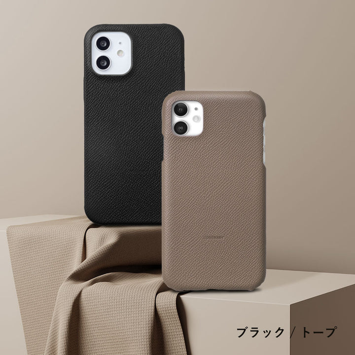 Samsung Galaxy Z Flip対応 本革 フランス製レザー ヴォー・エプソン 背面ケース