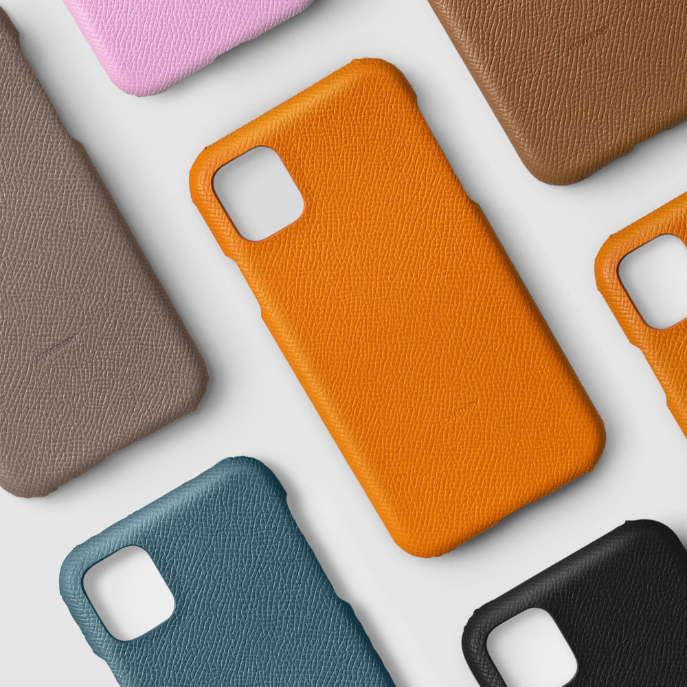 本革 フランス製レザー ヴォー・エプソン 背面ケース Xperiaシリーズ