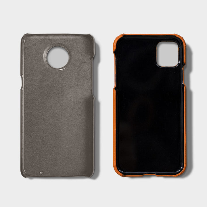 Genuine leather French-made leather Veau Epsom back case AQUOS series