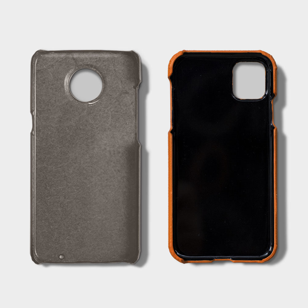 本革 フランス製レザー ヴォー・エプソン 背面ケース Xperiaシリーズ