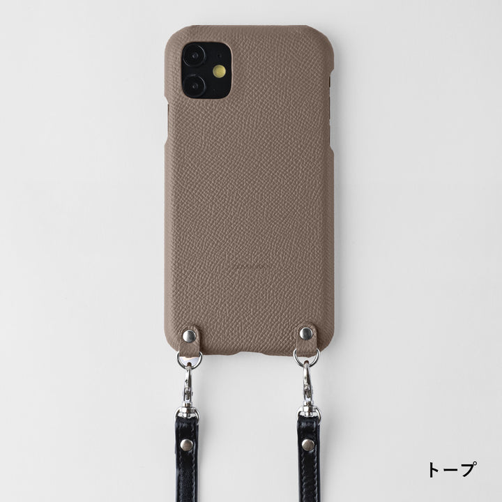 本革 フランス製レザー ヴォー・エプソン ショルダーストラップ付 背面ケース