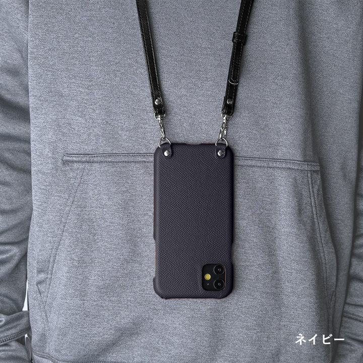 本革 フランス製レザー ヴォー・エプソン ショルダーストラップ付 背面ケース