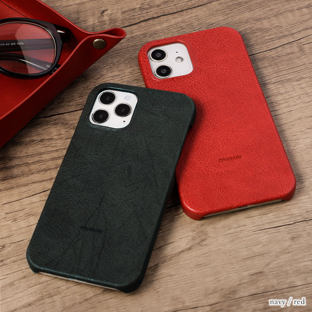 Genuine leather soft leather textured back case for iPhone series