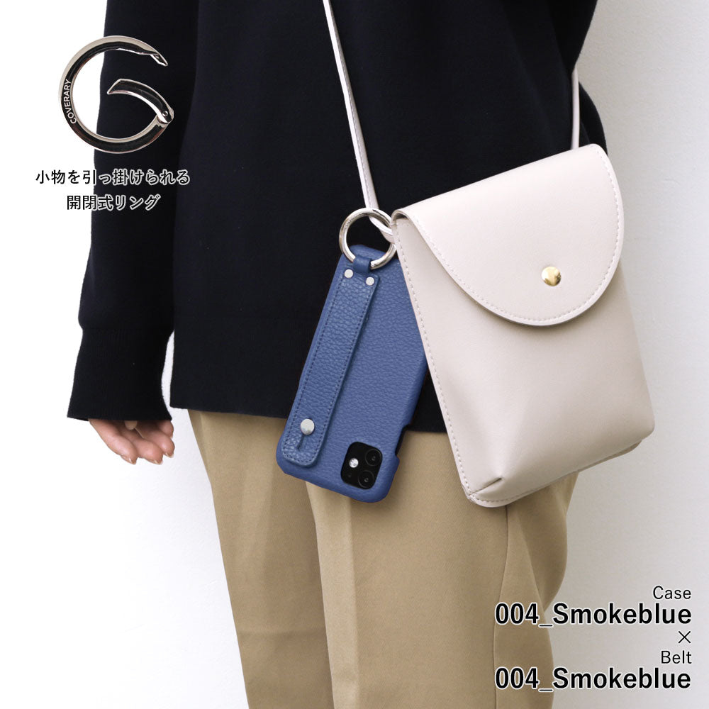 Genuine leather 32 colors Italian shrink leather with hand belt back case AQUOS series