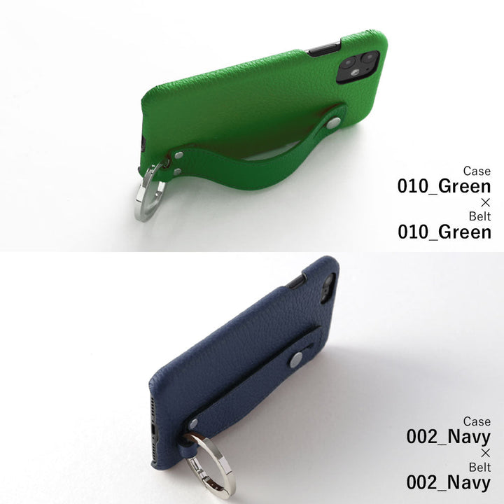 Genuine leather 32 colors Italian shrink leather with hand belt back case AQUOS series