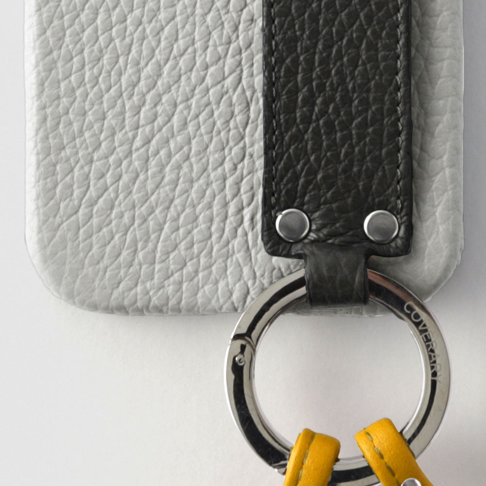 本革 32色 イタリアンシュリンクレザー ハンドベルト付き ストラップ付き 背面ケース iPhoneシリーズ