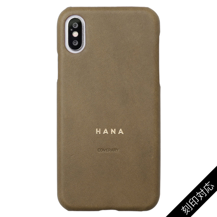 Genuine leather Italian leather back case name engraving (foil stamping) Google Pixel series