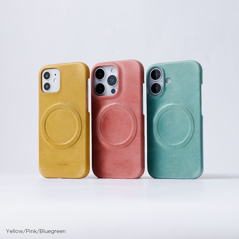 Genuine Leather Japan Leather Mostro Magsafe Compatible Back Case AQUOS Series