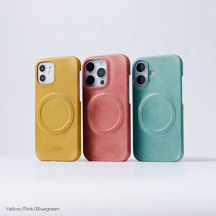 Genuine Leather Japan Leather Mostro Magsafe Compatible Back Case AQUOS Series