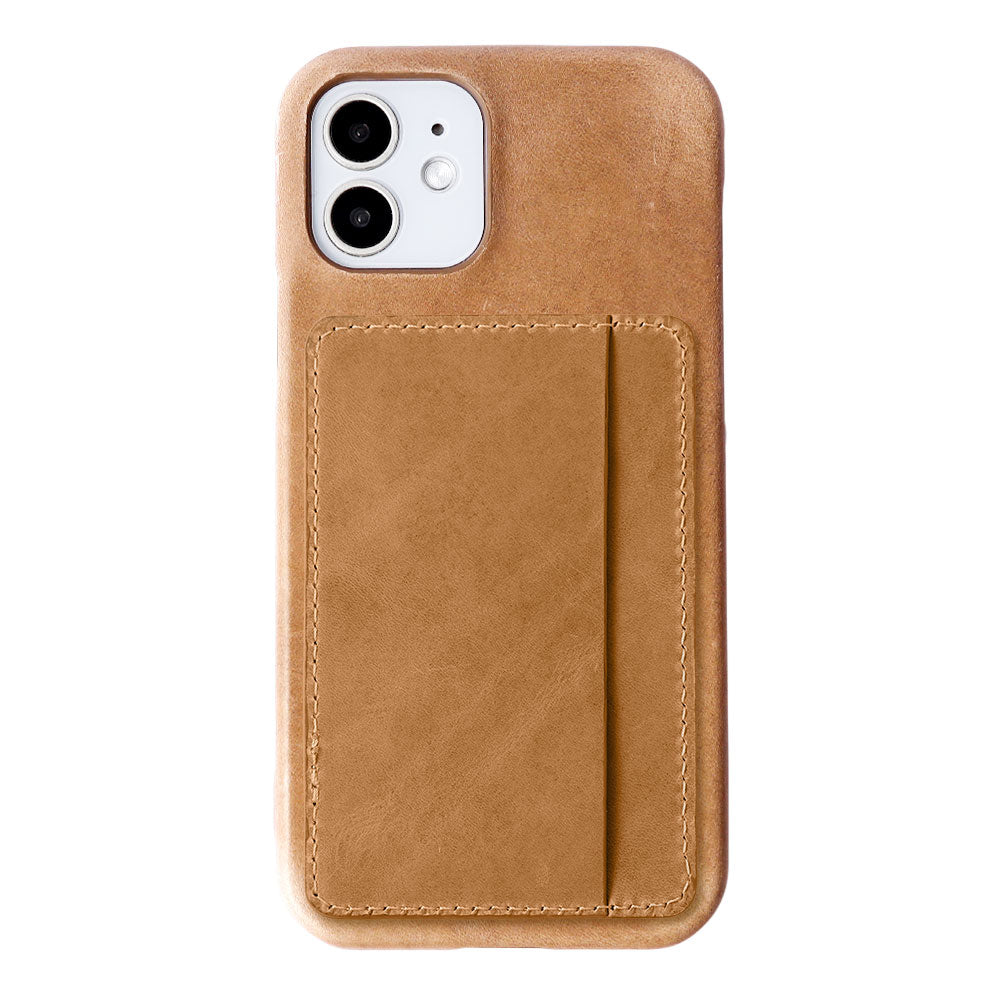 Genuine Leather Japan Leather Mostro Magsafe Compatible Card Storage Pocket Back Case AQUOS Series