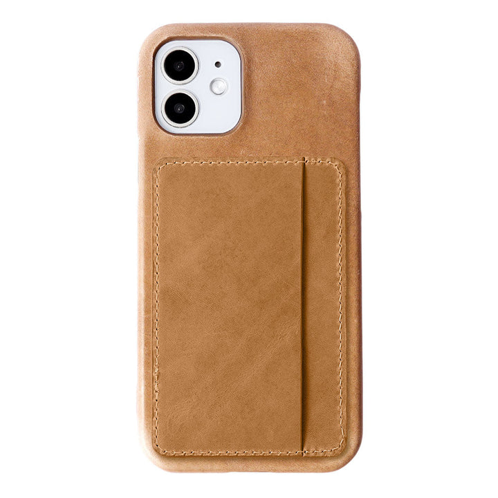 本革 ジャパンレザー モストロ Magsafe対応 カード収納 ポケット付き 背面ケース iPhoneシリーズ