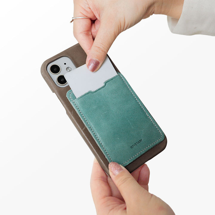 Cuir véritable cuir japonais Mostro avec rangement pour cartes et poche arrière pour la série Google Pixel