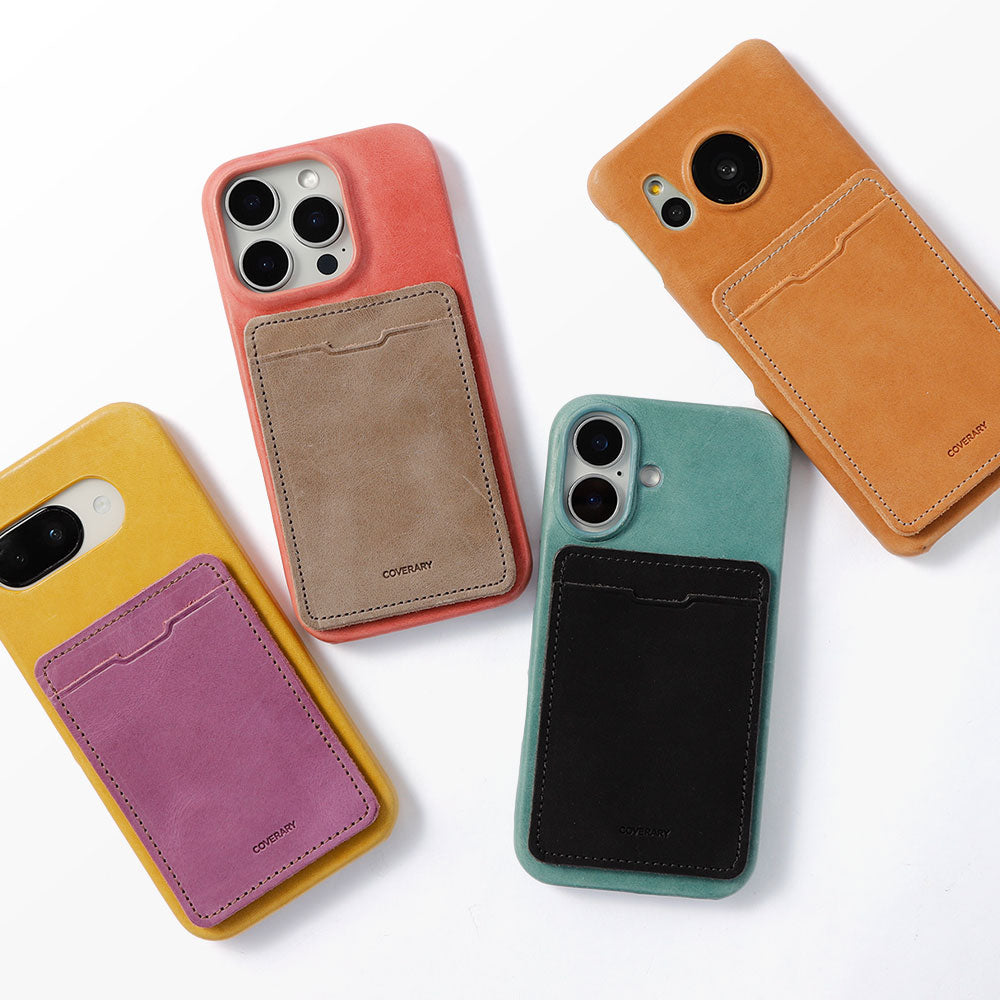 Cuir véritable cuir japonais Mostro avec rangement pour cartes et poche arrière pour la série Google Pixel