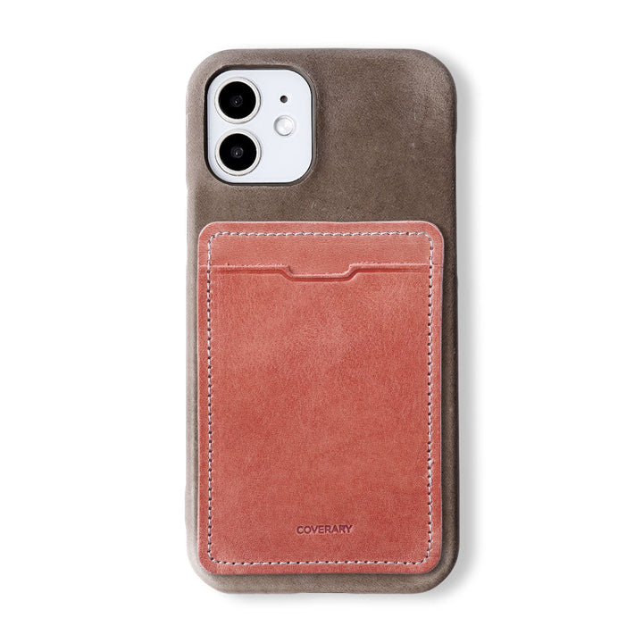 Genuine leather Japan leather Mostro card storage with pocket back case Galaxy series