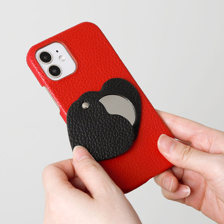 Cuir véritable 32 couleurs cuir italien grainé miroir motif autocollant coque arrière série Google Pixel