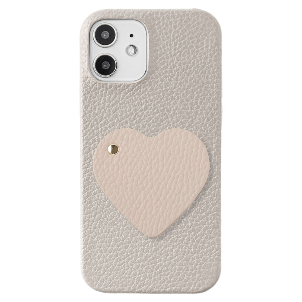 Genuine leather 32 colors Italian shrink leather attached motif mirror back case Xperia series