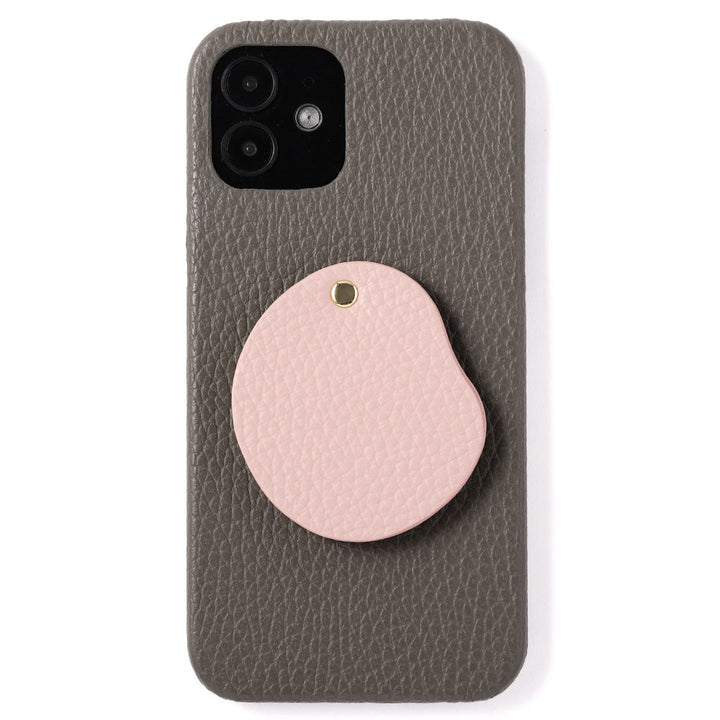 Genuine leather 32 colors Italian shrink leather attached motif mirror back case Xperia series