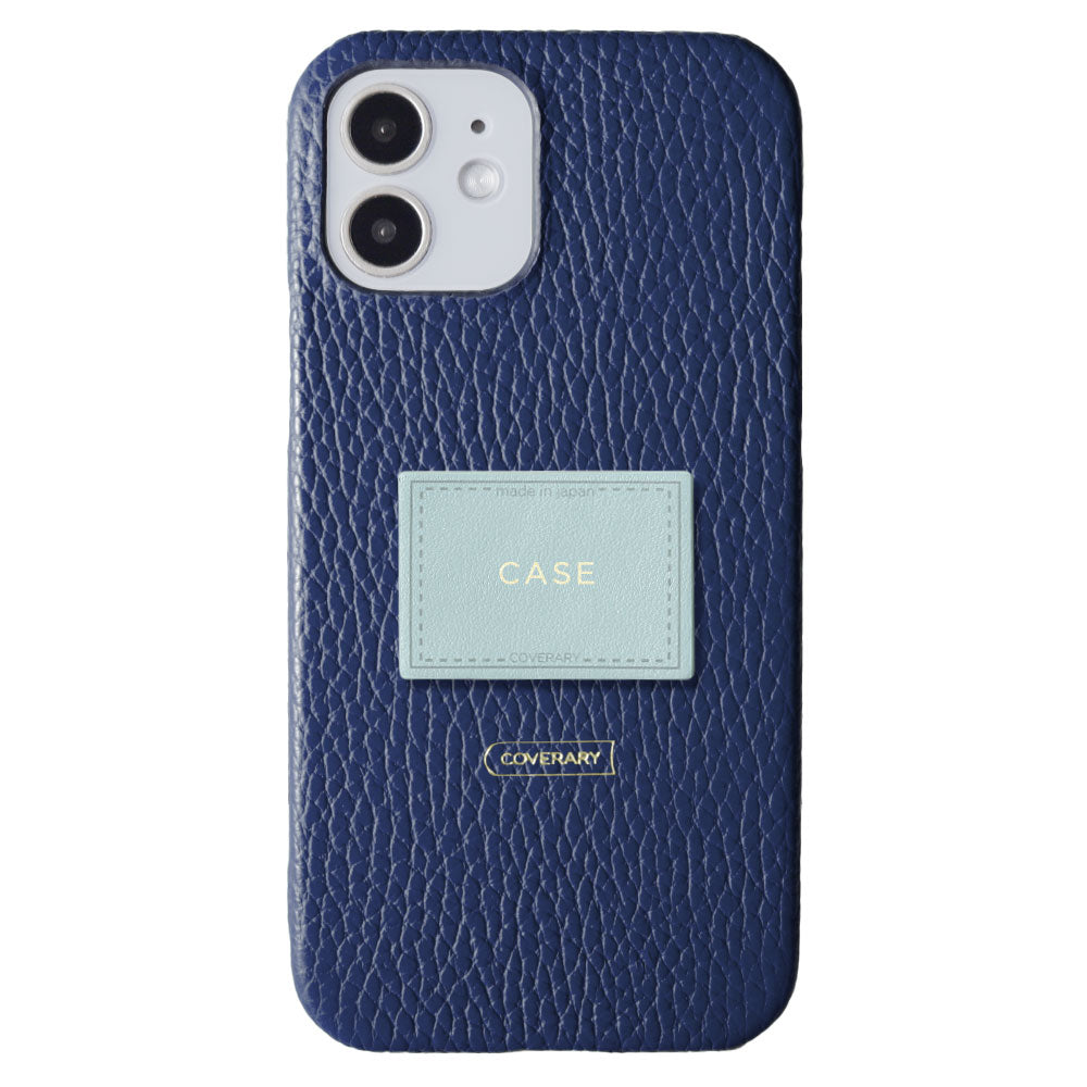 Cuir véritable 32 couleurs cuir italien grainé avec plaque nominative coque arrière gravure (impression à chaud) série Galaxy